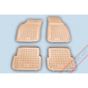 Covoare cauciuc AUDI A6 C6 2004-2011 - tip tavita - bej - REZAW PLAST
