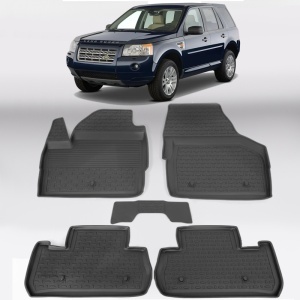 Covoare LAND ROVER Freelander II (L359) 2006-2015 - tip tavita - 100% cauciuc - SEINTEX