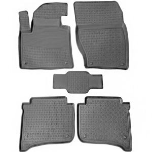 Covoare VW Touareg II (7P) 2010-2018 - tip tavita - 100% cauciuc - SEINTEX