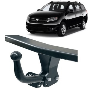 DACIA Logan MCV II 2013-2020 - Kit carlig de remorcare ( Carlig + sistem cablaj dedicat) Pachet Complet