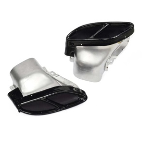 Ornament toba inox MERCEDES Clasa C W205 / S205 2015-2023 / Negru
