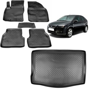 Pachet Tavita Portbagaj + Covoare FORD Focus II 2004-2010 Sedan/Berlina
