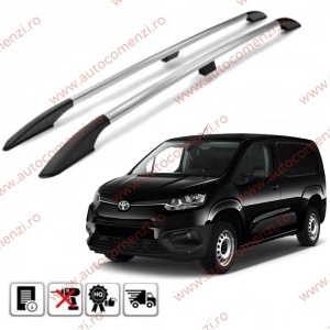Set 2 bare portbagaj longitudinale TOYOTA ProAce City 2020-prezent - varianta scurta - ALUMINIU