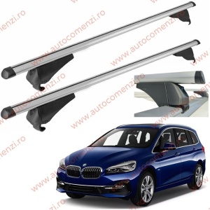 Set bare portbagaj BMW Seria 2 F46 Gran Tourer 2014-2021 - Aluminiu / cu cheie antifurt