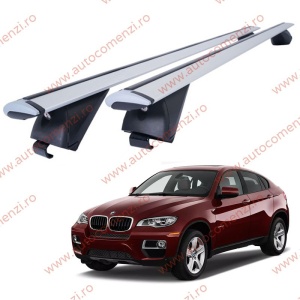 Set bare portbagaj BMW X6 E71 2008-2015 - Wingbar - Aluminiu / cu cheie antifurt