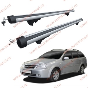 Set bare portbagaj CHEVROLET Lacetti 2002-2009 Combi - Aluminiu / cu cheie antifurt - 120 cm