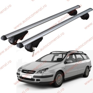 Set bare portbagaj CITROEN C5 I (DC/DE) 2001-2007 Combi - cu cheie antifurt / Aluminiu - 120 cm