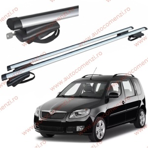 Set bare portbagaj cu cheie SKODA Roomster 2006-2015 - ALUMINIU