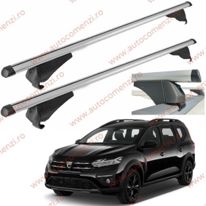 Set bare portbagaj DACIA Jogger 2021-prezent - Aluminiu / cu cheie antifurt