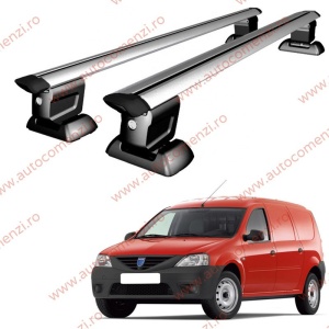 Set bare portbagaj DACIA Logan Van 2007-2012 - Wingbar - cu cheie antifurt / Aluminiu