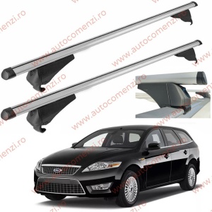 Set bare portbagaj FORD Mondeo MKIV 2010-2014 Facelift Combi - Aluminiu / cu cheie antifurt