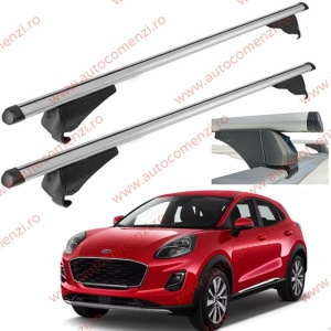 Set bare portbagaj FORD Puma 2019-pezent - Aluminiu / cu cheie antifurt