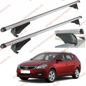 Set bare portbagaj KIA Cee'd I 2006-2012 Combi - Aluminiu / cu cheie antifurt