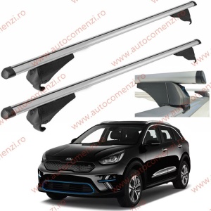 Set bare portbagaj KIA Niro I 2016-2022 - Aluminiu / cu cheie antifurt