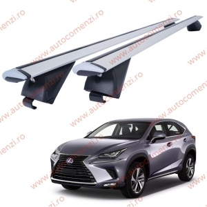 Set bare portbagaj LEXUS NX (AZ10) 2014-2021 - Wingbar - Aluminiu / cu cheie antifurt