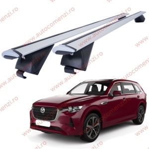 Set bare portbagaj MAZDA CX-80 (KL) 2024-prezent - Wingbar - Aluminiu / cu cheie antifurt