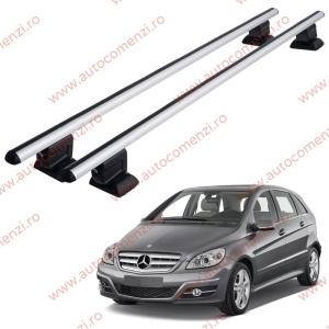 Set bare portbagaj MERCEDES Clasa B W245 2005-2011 - cu cheie antifurt / Aluminiu