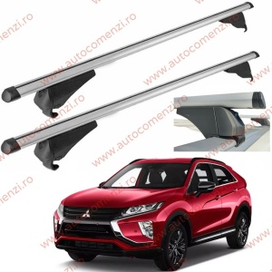 Set bare portbagaj MITSUBISHI Eclipse Cross 2017-prezent - Aluminiu / cu cheie antifurt
