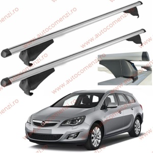 Set bare portbagaj OPEL Astra J 2009-2015 Combi - Aluminiu / cu cheie antifurt