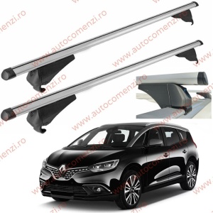 Set bare portbagaj RENAULT Grand Scenic IV 2016-2022 - Aluminiu / cu cheie antifurt