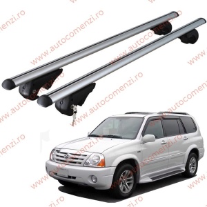 Set bare portbagaj SUZUKI Vitara XL 1998-2005 (7 locuri) - cu cheie antifurt / Aluminiu - 120 cm