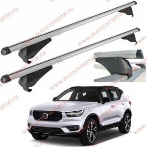 Set bare portbagaj VOLVO XC40 2018-prezent - Aluminiu / cu cheie antifurt