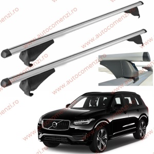 Set bare portbagaj VOLVO XC90 II 2015-prezent - Aluminiu / cu cheie antifurt
