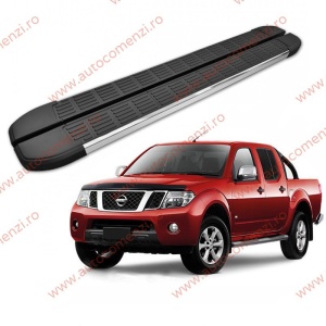 Set praguri NISSAN Navara II 2004-2014 (praguri + kit montaj)
