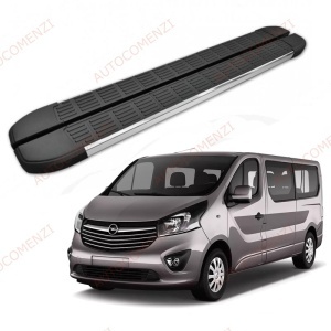 Set praguri OPEL Vivaro B 2014-2018 - varianta scurta (praguri + kit montaj)