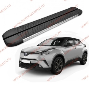 Set praguri TOYOTA C-HR I 2016-2023 (praguri + kit montaj)