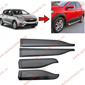 Set protectii usi DACIA Sandero III 2020-prezent (set 4 bucati)