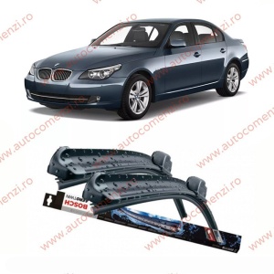 Set stergatoare parbriz BMW Seria 5 E60 / E61 2003-2010 (sofer + pasager) BOSCH