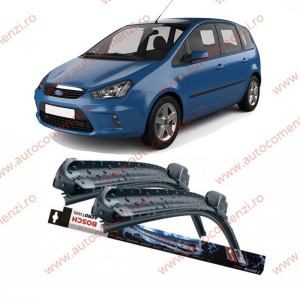 Set stergatoare parbriz FORD C-Max I 2006-2010 Facelift (sofer + pasager) BOSCH