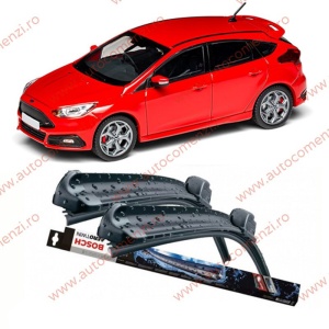 Set stergatoare parbriz FORD Focus III 2010-2018 (sofer + pasager) BOSCH