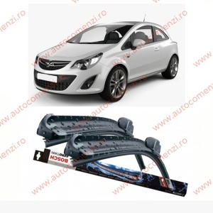 Set stergatoare parbriz OPEL Corsa D 2006-2014 VAN (sofer + pasager) BOSCH