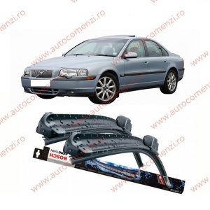 Set stergatoare parbriz VOLVO S80 I 1998-2006 (sofer + pasager) BOSCH
