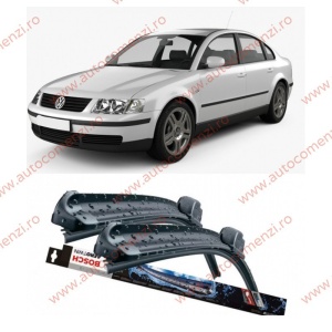 Set stergatoare parbriz VW Passat B5 1997-2000 (sofer + pasager) BOSCH