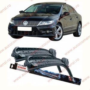 Set stergatoare parbriz VW Passat CC 2012-2017 Facelift (sofer + pasager) BOSCH