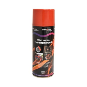 Spray vopsea rezistent termic pentru etriere Rosu Breckner 450ml