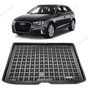 Tavita Portbagaj cauciuc AUDI A3 (8V) 2013-2020 Hatchback / Sportback (cu roata de rezerva normala) - REZAW PLAST