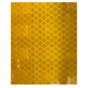 Banda reflectorizanta tip fagure Galbena / 1.22m x 45.7m