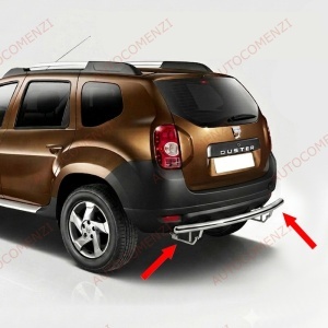 Bullbar inox DACIA Duster I 2010-2017 4x4 - pentru spate