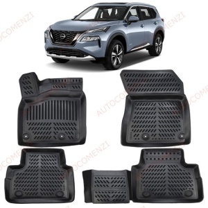 Covoare auto tavita NISSAN X-Trail IV (T33) 2021-prezent (fara E-Power) (5 bucati)