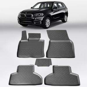 Covoare BMW X5 F15 2013-2019 - tip tavita - 100% cauciuc - SEINTEX