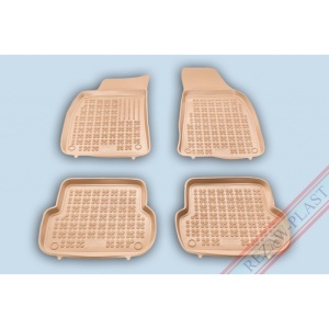 Covoare cauciuc AUDI A4 B7 2004-2008 - tip tavita - bej - REZAW PLAST