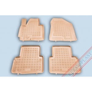 Covoare cauciuc HYUNDAI ix35 2009-2015 - tip tavita - bej - REZAW PLAST
