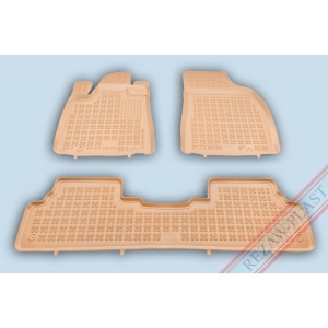 Covoare cauciuc LEXUS RX (AL10) 2012-2015 Facelift - tip tavita - bej - REZAW PLAST
