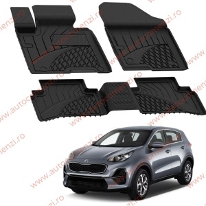 Covoare cauciuc tavita KIA Sportage V 2021-prezent (fara Hybrid) (Ultra Pro SHL)