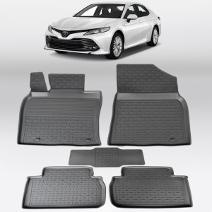 Covoare TOYOTA Camry (XV70) 2017-prezent - tip tavita - 100% cauciuc - SEINTEX