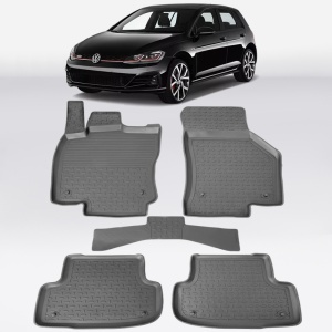 Covoare VW Golf VII 2012-2020 - tip tavita - 100% cauciuc - SEINTEX